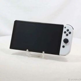 【中古】Nintendo(任天堂) Nintendo Switch 有機ELモデル Joy-Con(L)／(R) ホワイト 【258-ud】