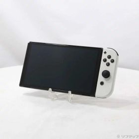 【中古】Nintendo(任天堂) Nintendo Switch 有機ELモデル Joy-Con(L)／(R) ホワイト 【258-ud】