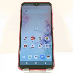 Galaxy A20 SC-02M ドコモ レッド 送料無料 本体 c16386 【中古】