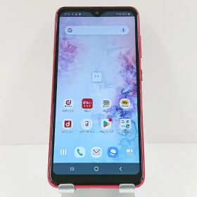 Galaxy A20 SC-02M ドコモ レッド 送料無料 本体 c16385 【中古】