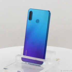 【中古】HUAWEI(ファーウェイ) HUAWEI P30 lite 64GB ピーコックブルー MAR-LX2J SIMフリー 【262-ud】