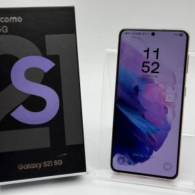 【中古C】Galaxy S21 5G SC-51B ファントムバイオレット SIMフリー 白ロム