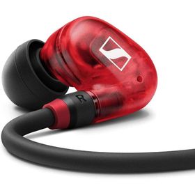 ゼンハイザー(SENNHEISER)のゼンハイザー IE 100 PRO RED プロ用モニタリングイヤホン 国内正規(ヘッドフォン/イヤフォン)
