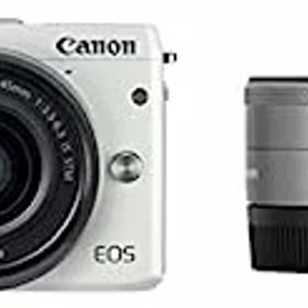 【中古】（非常に良い）Canon ミラーレス一眼カメラ EOS M3 ダブルレンズキット(ホワイト) EF-M15-45mm F3.5-6.3 IS STM EF-M22mm F2 STM 付属 EOSM3WH-WLK2