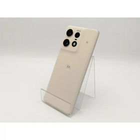 【中古】MOTOROLA SoftBank 【SIMフリー】 motorola edge 50s pro バニラクリーム 8GB 256GB A402MO【ECセンター】保証期間1ヶ月【ランクA】