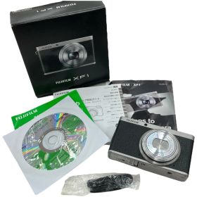 186000 通電確認のみ FUJIFILM フジフイルム デジタルカメラ XF1 ブラック 付属品あり 通電なし