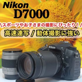 Nikon D7000☘️一眼レフカメラ ダブルズームセット✨動作良好✨望遠レンズ