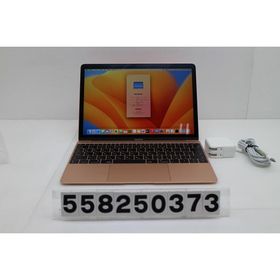 ノートパソコン Apple MacBook Retina 12in 2017 A1534 ローズゴールド Core m3 7Y32 1.2GHz/8GB/256GB/WQXGA(2304x1440) カメラ不良