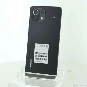 【中古】Xiaomi(シャオミ) Mi 11 Lite 5G 128GB トリュフブラック Mi11Lite5G SIMフリー 【295-ud】