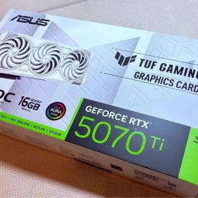 【希少白】ASUS TUF Gaming GeForce RTX5070Ti W