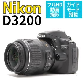 【美品】高画質写真と動画撮影の万能モデル♪Nikon D3200 スマホ転送