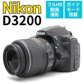 【箱付き美品】Nikon D3200 スマホ転送 フルHD動画対応 一眼レフ
