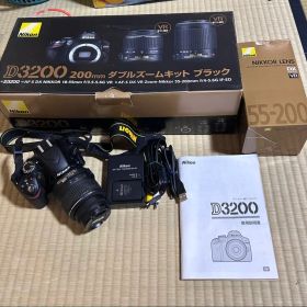 Nikon D3200 ダブルズームキット ブラック