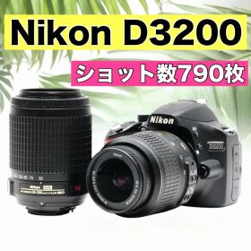 新品級 Nikon D3200 ダブルズームレンズセット スマホ転送 入門機