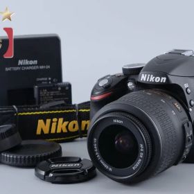 【中古】Nikon ニコン D3200 18-55 VR レンズキット ブラック シャッター回数僅少