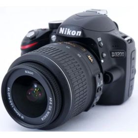 ニコン デジタル一眼レフカメラ Nikon D3200 レンズキット 中古 美品 新品SDカード付き 届いてすぐに使える ライブビュー 手振れ補正 動画撮影 長期保証