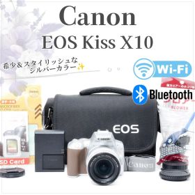 希少なシルバー✨キヤノン EOS KissX10✨高性能シングルレンズ 4K動画