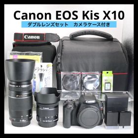 【Canon EOS Kiss X10 ダブルレンズセット】 Wi-Fi搭載