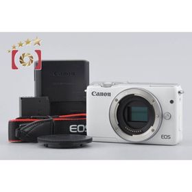 【中古】Canon キヤノン EOS M10 ホワイト ミラーレス一眼カメラ
