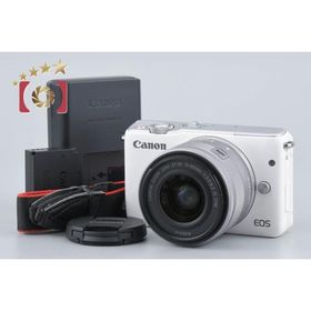 【中古】Canon キヤノン EOS M10 EF-M 15-45 IS STM レンズキット ホワイト