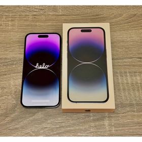 アイフォーン(iPhone)のiPhone14Pro ディープパープル 256GB(スマートフォン本体)