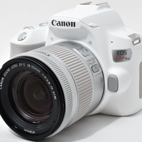 キヤノン デジタル一眼 CANON EOS Kiss X10 ホワイト レンズキット 中古 Wi-Fi ＆ Bluetooth 新品SDカード付き 届いてすぐに使える スマ