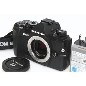 【全額返金保証】美品｜OMシステム OM SYSTEM OM-5 ボディ [ブラック]（センサー清掃済み） CA01-R3897-3Y1A