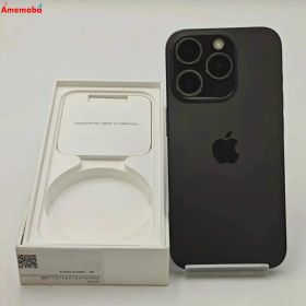 【中古】iPhone15 Pro 128GB ブラックチタニウム MTU73J/A AU版SIMフリー