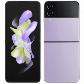 【中古】Bランク【やや傷や汚れあり】 SIMフリー SCG17 SAMSUNG Galaxy Z Flip4 ボラ パープル 利用制限〇(白ロム) 送料無料