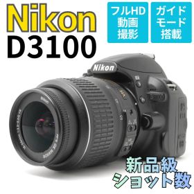 【新品級ショット数 美品】Nikon D3100 スマホ転送 動画も撮影できる