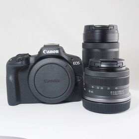 キヤノン(Canon)の【中古】(キヤノン) Canon EOS R50 ダブルズームキツト ブラツク(コンパクトデジタルカメラ)