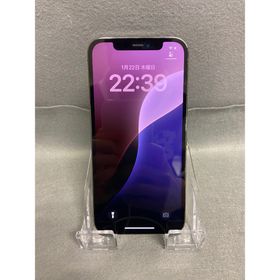 アップル(Apple)の美品 国内版 SIMフリー iPhone12pro 128GB グラファイト色(スマートフォン本体)