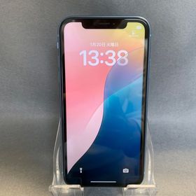 超美品 国内版 SIMフリー iPhoneXR 128GB ブルー色