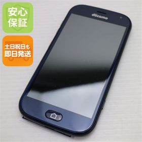 フジツウ(富士通)の新品同様 F-42A らくらくスマートフォン ネイビー M444(スマートフォン本体)