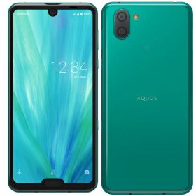 【中古】Bランク【やや傷や汚れあり】 SIMフリー 808sh シャープ AQUOS R3 エレガントグリーン 利用制限▲(赤ロム永久保証) 送料無料