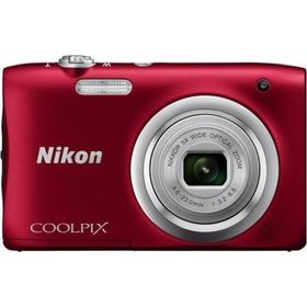 Nikon デジタルカメラ COOLPIX A100 光学5倍 2005万画素 レッド A100RD