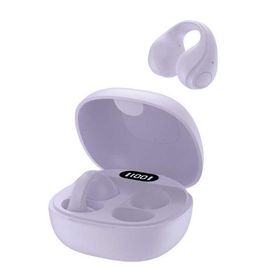 グリーンハウス オープンイヤーワイヤレスイヤホン イヤーカフタイプ パープル [ ワイヤレス ( 左右分離 ) / Bluetooth 対応 ] GH-OWSB-PU