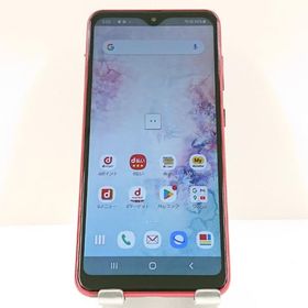 Galaxy A20 SC-02M ドコモ レッド 送料無料 即決 本体 c16386