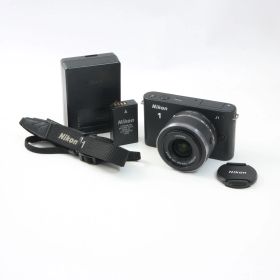 ニコン Nikon1 J1 ブラック + 1NIKKOR 10-30mm VR レンズセット 【シャッター数400回】