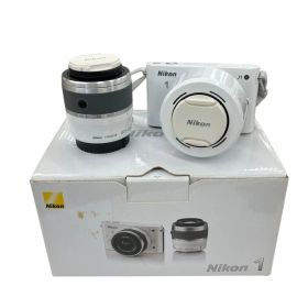 186000 現状品 Nikon ニコン Nikon デジタル一眼レフ J1 Wズームキット Nikon 1 J1 ホワイト