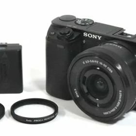 ★SONY ソニー α6000 ILCE-6000L パワーズーム レンズキット E PZ 16-50mm F3.5-5.6 OSS SELP1650 デジタル一眼カメラ★