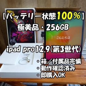 【バッテリ100%】iPadPro 12.9 第3世代 256GB Wi-Fi