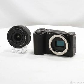 〔中古〕SONY(ソニー) VLOGCAM ZV-E10 II パワーズームレンズキット ブラック ZV-E10M2K B〔198-ud〕