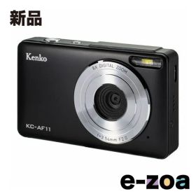 KenkoTokina ケンコートキナー デジタルカメラ 500万画素/2.4型 IPS/デジタル8倍ズーム/ブラック KC-AF11 BK (2637675)