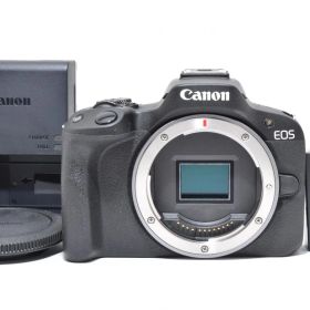 【返品保証】★極上美品★ シャッター回数1000回以下、Canon EOS R50 ボディ ブラック APS-C ミラーレス一眼カメラ #09260105