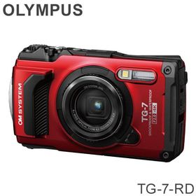 デジタルカメラ Tough TG-7-RD OM SYSTEM オリンパス タフカメラ OMデジタルソリューションズ レッドOLYMPUS デジカメ Wi-Fi スマホ転送 防水 防塵
