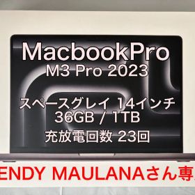 【RENDY MAULANAさん専用】MacbookPro M3 Pro