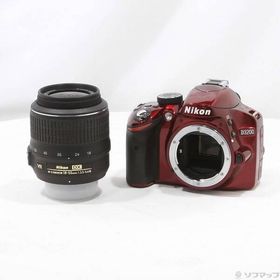 〔中古〕Nikon(ニコン) NIKON D3200 18-55 VR レンズキット レッド (2416万画素／SDXC)〔295-ud〕