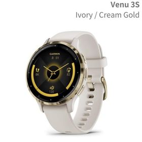 ガーミン Venu 3S Ivory / Cream Gold GARMIN 第5世代光学式心拍計 ベニュー3 Venu3S アイボリー/クリームゴールド 010-02785-44 Music
