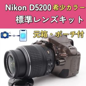 Nikon D5200 標準レンズ 希少色 ブロンズ スマホ転送 回転モニター
